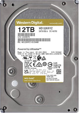 WD WD122KRYZ 12TB WD Gold Enterprise Class Internal Hard Drive - 7200 RPM Class, SATA 6 Gb/s, 512 MB Cache, 3.5"