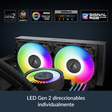 Arctic ACFRE00182A Liquid Freezer III Pro 240 A-RGB  AIO CPU Cooler, Water Cooling, AMD AM5/AM4, Intel LGA1851/1700- Black