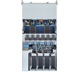 Gigabyte 4U HPC/AI Server - 5th/4th Gen Intel Xeon Scalable, Dual CPU, 8 x PCIe Gen5 GPUs (with PCIe switches) G493-SB3 Rev. AAP1