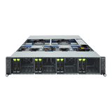 Gigabyte 2U High Density Server - AMD EPYC 9004, 4-Node Dual CPU, 8x Gen4 NVMe/SATA/SAS Bays, 3000W H273-Z82 Rev. AAW1