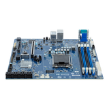 Gigabyte Workstation Motherboard - Intel Xeon E-2400,  C262 Chipset, DDR5 ECC,  Dual 1GbE LAN, microATX MX34-BS0 Rev. 1.x