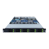 Gigabyte 1U Rack Server - 3rd Gen Intel Xeon Scalable Dual CPU, 2x 1Gb/s LAN Ports, 10-Bay Gen4 NVMe/SATA/SAS R182-NA1