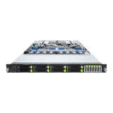 Gigabyte 1U Rack Server - AMD EPYC 9004 Dual CPU, 6x E1.S NVMe + 8x Gen5 NVMe/SATA/SAS-4 Bays, 2x 1Gb/s LAN Ports R183-Z95 Rev. AAD1