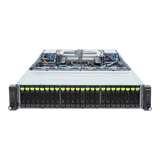 Gigabyte 2U Rack Server - 5th/4th Gen Intel Xeon Scalable Dual CPU, 4x Gen5 PCIe Slots, 24+4 Gen4 NVMe/SATA/SAS Bays R283-S92 Rev. AAE1