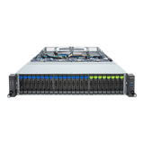 Gigabyte 2U Rack Server - AMD EPYC 9004, Dual CPU, 3x Gen3 M.2, 3x PCIe Gen3 Slost, 24x Gen5 NVMe/SATA/SAS-4 Bays R283-Z96 Rev. AAE3