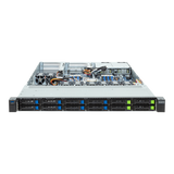 Gigabyte 1U Rack Server - AMD EPYC 8004, 1x PCIe Gen5 GPU, 1x Gen3 M.2, 4+8 Gen4 NVME/SATA/SAS Bays R143-EG2 Rev. AAC2
