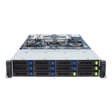 Gigabyte 2U Rack Server - 5th/4th Gen Intel Xeon Scalable, Dual CPU, 6+2 PCIe Gen5 Slots, 12+2 Bay Gen4 NVMe/SATA/SAS R283-S91 Rev. AAE1