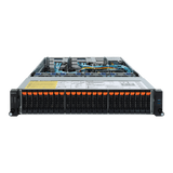 Gigabyte 2U Rack Server - AMD EPYC 7003/7002 Dual CPU, 24+2x Gen3 NVMe/SATA/SAS Bays, 2x 1Gb/s LAN ports R282-Z92 Rev. A00