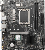 MSI LGA 1700 Socket, DDR4, PCIe 4, 2.5G LAN, SATA 6Gb/s, M.2 Slots, USB 3.2, Wi-Fi 5, mATX PRO H610M-G WiFi DDR4