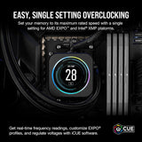 Corsair CMK32GX5M2B6000Z30 Vengeance DDR5 32GB (2x16GB) DDR5 6000MHz CL30 AMD Expo Intel XMP iCUE  Computer Memory - Gray