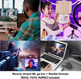 AVerMedia GC311G2 StreamLine MINI Capture Card -4K60 HDR Passthrough, 1080p60 Video Record, Ultra-Low Latency Streaming