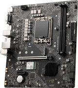MSI LGA 1700 Socket, DDR4, PCIe 4, 2.5G LAN, SATA 6Gb/s, M.2 Slots, USB 3.2, Wi-Fi 5, mATX PRO H610M-G WiFi DDR4