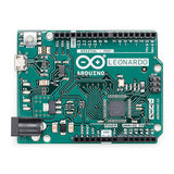 Arduino Leonardo with Headers USB connection  power AC-to-DC adapter microcontroller board A000057
