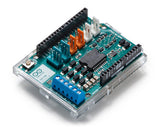 Arduino A000079 Motor Shield Rev3 allows drive DC and stepper motors, relays and solenoids