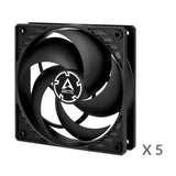 Arctic ACFAN00135A P12 Value Pack Pressure Optimized 120mm Fan Black