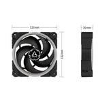 ARCTIC ACFAN00146A BioniX P120 A-RGB - 120 mm Pressure-Optimised Fan with A-RGB, PWM, Cooler, Fluid Dynamic Bearing, 400-2300 RPM - Black