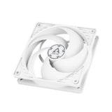 AAAwave 12GPU Open Frame Mining Rig Frame Chassis (White) with 8 packs of  P12 PWM 120 mm Fans (White)