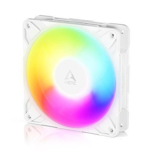 Arctic ACFAN00325A P12 Pro Reverse A-RGB 120mm Case Fan w/ A-RGB  fluid dynamic bearing  max 3000 RPM (White)