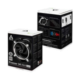 Arctic ACFRE00061A Freezer 34 eSports DUO Edition 120mm 2100RPM Tower CPU Cooler Fans White