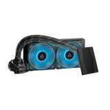 ARCTIC Liquid Freezer II 240 RGB (incl. Controller) - Multi-Compatible All-in-one RGB CPU AIO Water Cooler ACFRE00099A