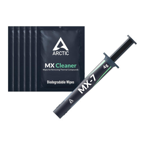 Arctic ACTCP00092A MX-7 ( 4g) with 6pcs MX Cleaner PREMIUM Performance Thermal Compound