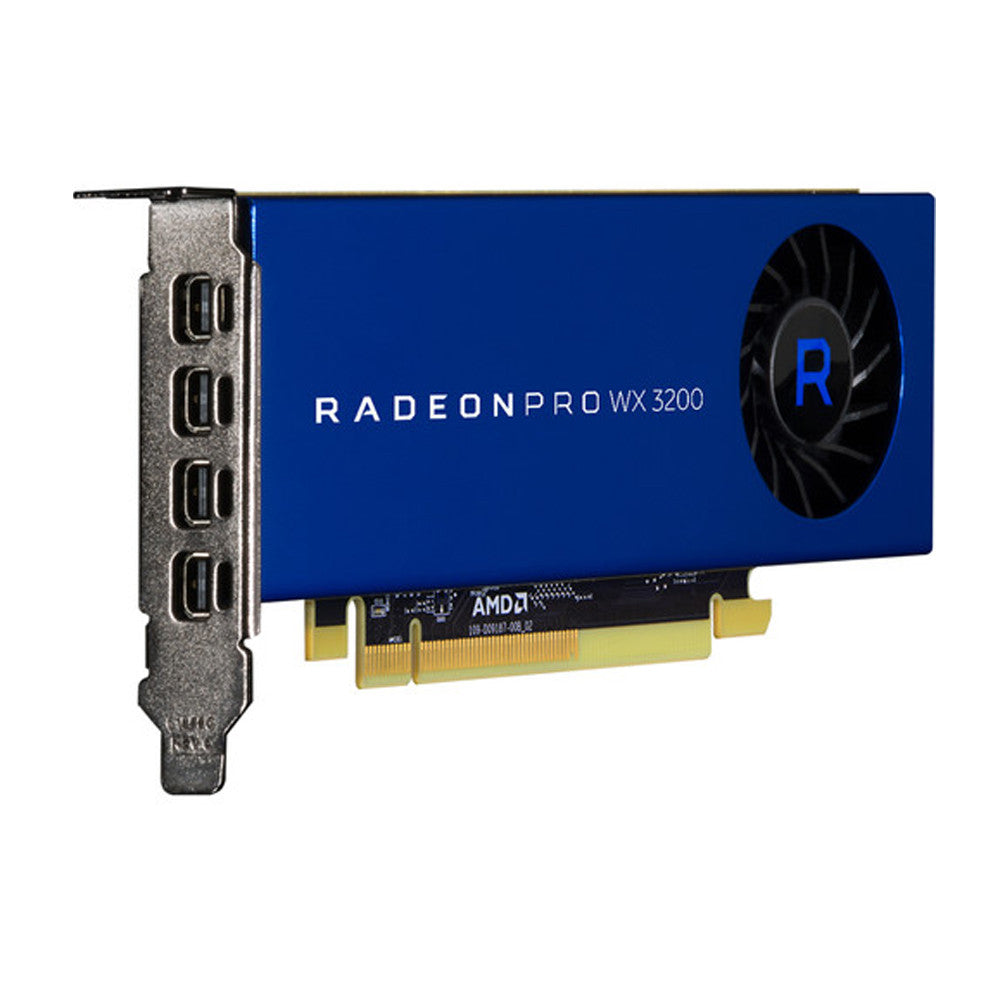 AMD 100-506115 RADEON Pro WX 3200 4GB GDDR5, PCI Express 3.0 x16 - DisplayPort, Graphic Card