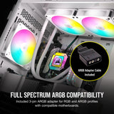 Corsair iCUE AR120 RGB Digital 120mm ARGB-Compatible Single Fan (White) CO-9050168-WW