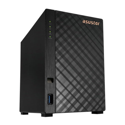 Asustor AS1202T Drivestor 2 Gen 2 ,2 Bay NAS, Quad-Core 1.7GHz CPU, 2.5GbE Port, 1GB DDR4, Three USB 3.0 (Diskless)