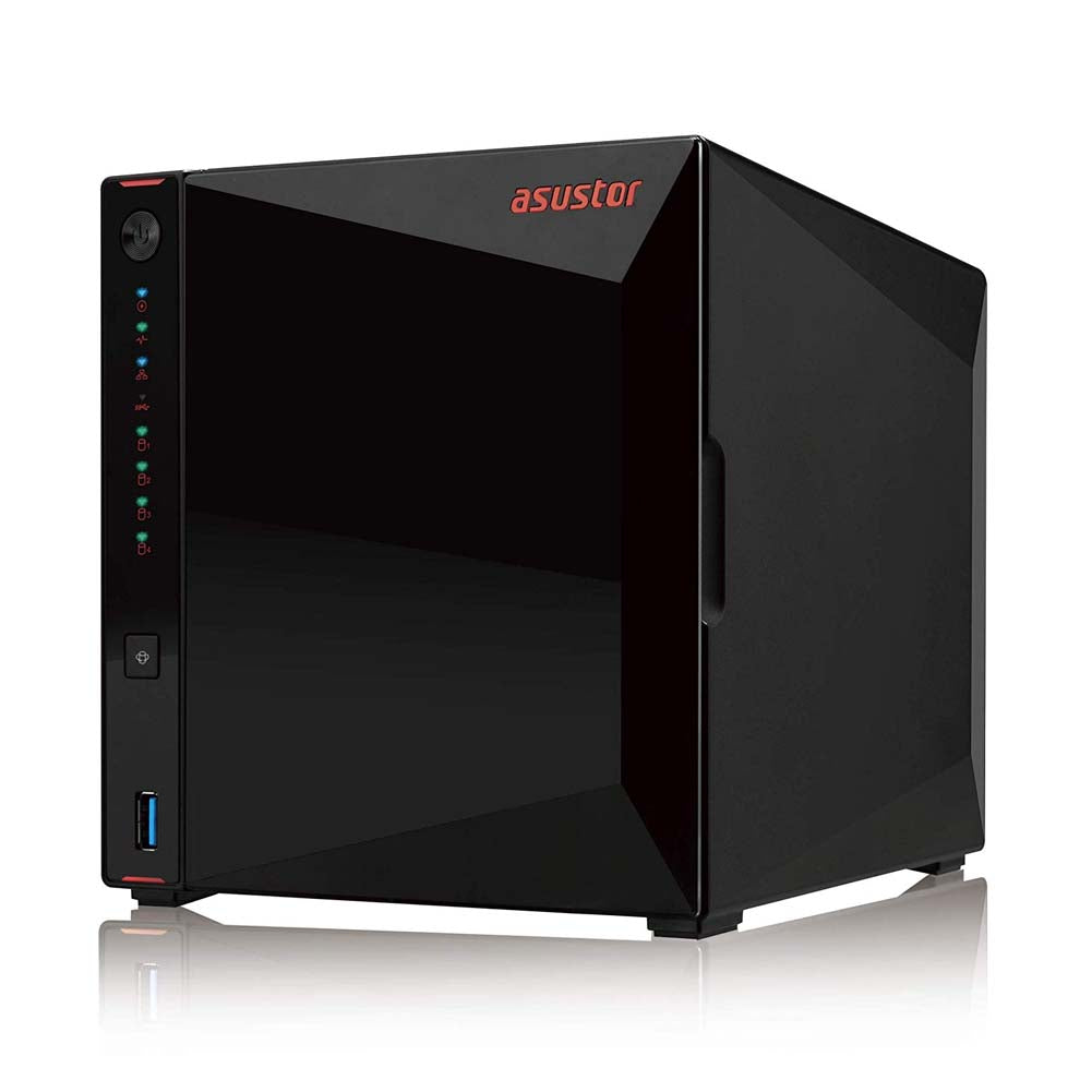 Asustor AS5304T 4Bay Diskless NAS 1.5GHz Quad-Core Gaming Inspired Network Attached Storage