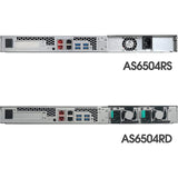 Asustor AS6504RD Lockerstor 4RD Quad-Core CPU,2.5GbE Port, 8GB DDR4,1U Rackmount with redundant PSU (4 Bay Diskless NAS)