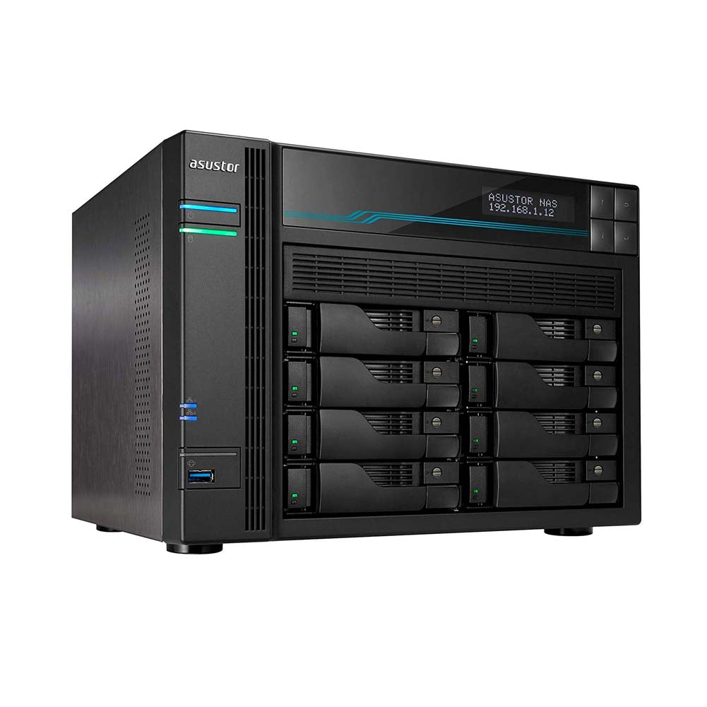 Asustor AS6508T Lockerstor 8 Enterprise 2.1GHz Quad-Core 8-Bay Diskless NAS Network Attached Storage