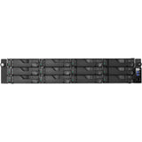 Asustor AS6512RD Lockerstor 12RD Quad-Core CPU, 8GB RAM DDR4,2U Rackmount with redundant PSU (12 Bays Diskless NAS)