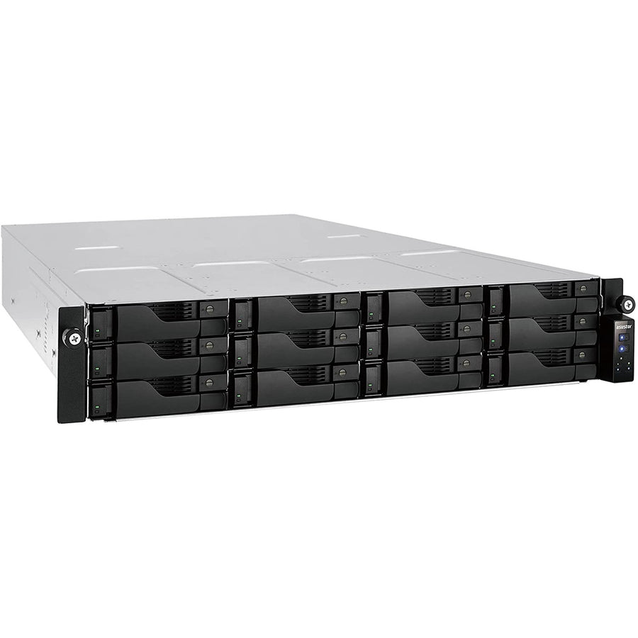 Asustor AS6512RD Lockerstor 12RD Quad-Core CPU, 8GB RAM DDR4,2U Rackmount with redundant PSU (12 Bays Diskless NAS)