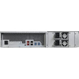 Asustor AS6512RD Lockerstor 12RD Quad-Core CPU, 8GB RAM DDR4,2U Rackmount with redundant PSU (12 Bays Diskless NAS)