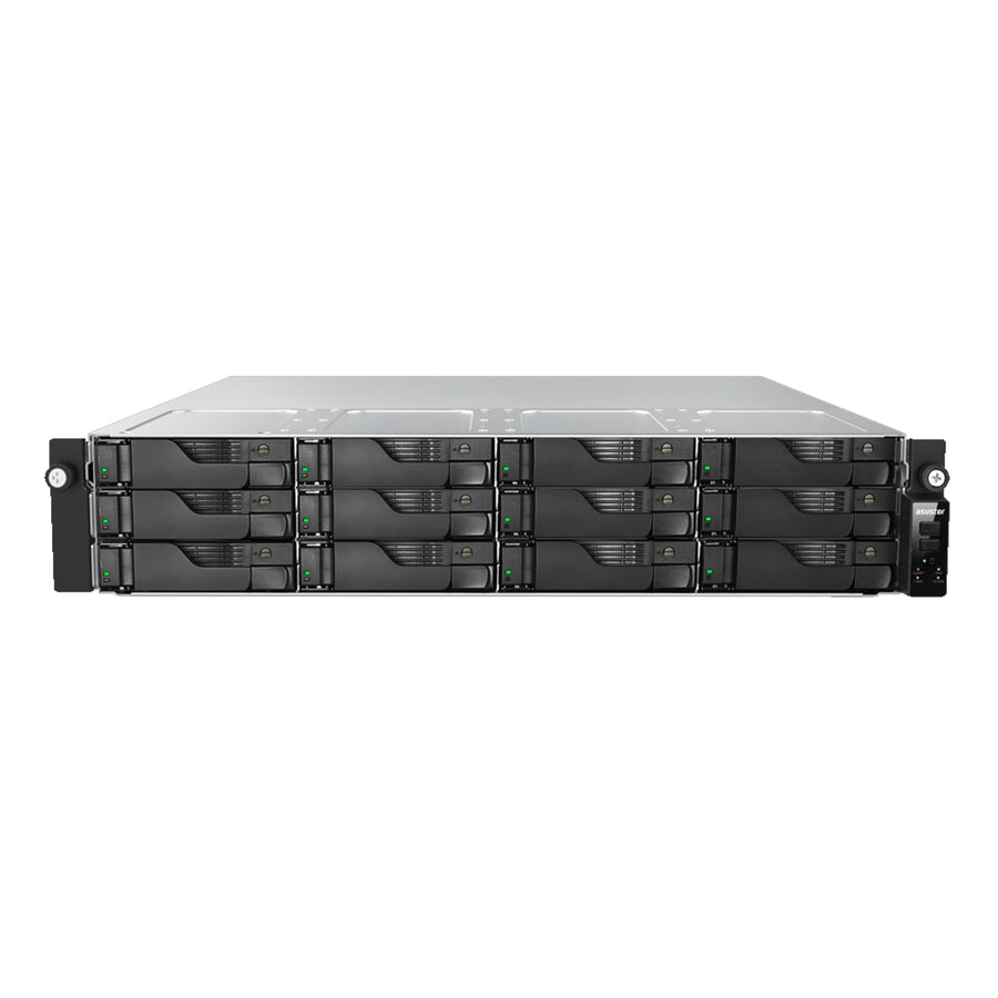 Asustor AS7212RDX Lockerstor 12 Pro Gen2  12 Bay NAS, Octa-Core 3.8GHz,2x10GbE, 16GB DDR5,2U Rackmount Server (Diskless)