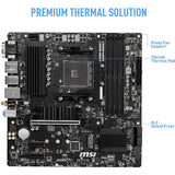 MSI B550M PRO-VDH WiFi ProSeries Motherboard (AMD AM4, DDR4, PCIe 4.0, SATA 6Gb/s, M.2, D-SUB/HDMI/DP, Micro-ATX)
