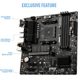 MSI B550M PRO-VDH WiFi ProSeries Motherboard (AMD AM4, DDR4, PCIe 4.0, SATA 6Gb/s, M.2, D-SUB/HDMI/DP, Micro-ATX)