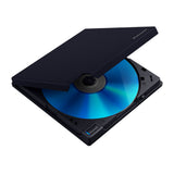 Pioneer BDR-XD08UMB-S Blu-Ray Writer 4K-UHD USB 3.2 Gen1 (USB Type-C) 2.0 Slim Portable BD/DVD/CD Writer - Black