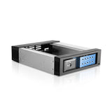 iStarUSA BPN-DE110HD-BLUE 5.25" to 3.5" 12Gb/s Cage Blue