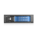 iStarUSA BPN-DE110HD-BLUE 5.25" to 3.5" 12Gb/s Cage Blue