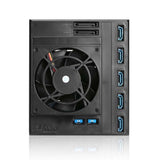 iStarUSA BPN-DE350HD-RED 3x5.25" to 5x3.5" 12Gb/s Cage Red