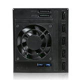 iStarUSA BPN-DE350SS-BLACK 3x5.25 to 5x3.5 Trayless Black