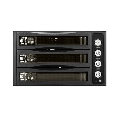 iStarUSA BPU-230HD-BPL 2x5.25 to 3x3.5 12G Rack BPL