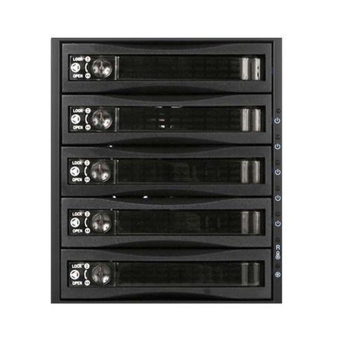 iStarUSA BPU-350HD-BPL 3x5.25 to 5x3.5 12G Rack BPL