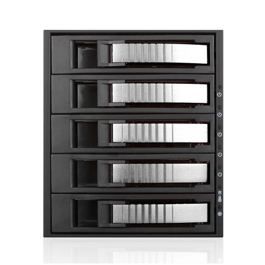 iStarUSA BPU-350HD-SILVER 3x5.25 to 5x3.5 12G Rack Silver