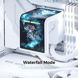 TRYX SE 360 ARGB 360mm AIO Rotatable MOLED Curved Screen 3D Cooler Asetek Adela (White) L-P360L-AM3M-G0W