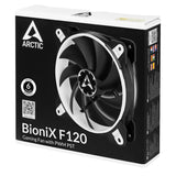 ARCTIC ACFAN00093A BioniX F120 - 120 mm Gaming Case Fan with PWM Sharing Technology (PST), Very quiet motor, Computer, 200–1800 RPM - Black/White