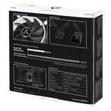 ARCTIC ACFAN00093A BioniX F120 - 120 mm Gaming Case Fan with PWM Sharing Technology (PST), Very quiet motor, Computer, 200–1800 RPM - Black/White