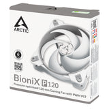 Arctic ACFAN00167A BioniX P120-120 mm Gaming Case Fan PWM Sharing Technology (PST) 200–2100 RPM - Grey/White