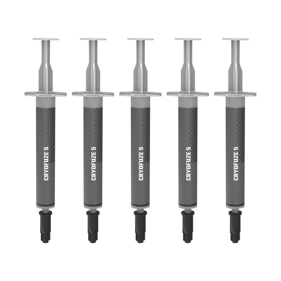 Cooler Master MGY-ADSK-N03G-R1 CryoFuze 5 Thermal Paste, Nanoparticles, CPU/GPU Temp-50°C to 240°C for CPU, GPU Coolers - Black (Pack of 5)